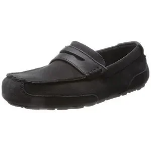 UGG | Shoes | Ugg Mens Tucker Black Leather Loafer | Poshmark